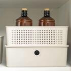 Conjunto 6 Cestos Organizadores 8,2l Flow Bege 34x27x9cm Lav