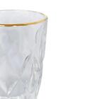 Conjunto 6 Copos De Vidro Diamond Fio De Ouro 350ml - Lyor