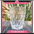 Conjunto 6 Copos Vidro Diamante 275ml Class Home