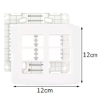 Conjunto 6 Interruptor Paralelo Branco 10a 4x4 Margirius B3