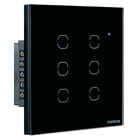 Conjunto Interruptor 6 interruptores 10A 4x4 Preto EIW 1006 Intelbras