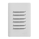 Conjunto 6 Interruptores Paralelos Branco 4x2 Branco Dicompel