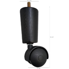 Conjunto 6 Pe De Cama Box Solteiro Baú Rodizio Para Moveis