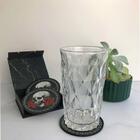 Conjunto 6 Porta Copos Com Caixa Mdf Descanso Para Copos De M