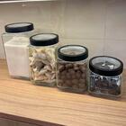 Conjunto 6 Potes De Vidro Para Mantimentos 1,7l Gastro Lyor