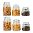 Conjunto 6 Potes Vidro Hermético 750/520/350ml Class Home