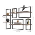 Conjunto 6 Prateleiras União Affara