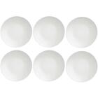 Conjunto 6 Pratos De Porcelana Sobremesa Tramontina Leonora 1