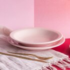 Conjunto 6 Pratos Rasos 26 Cm Milenial Rosa Oxford