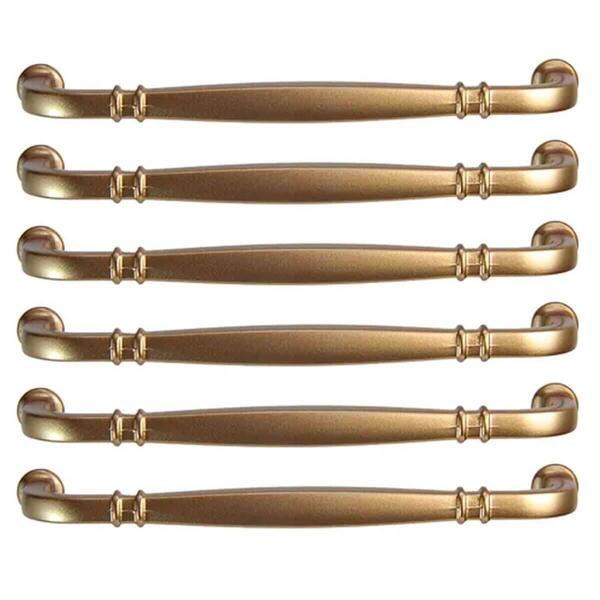 Conjunto 6 Puxadores Alça Dourado 1767 Grenade Móveis Armário