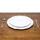 Conjunto 6 Sousplats Plástico Apolo Preto Branco Rojemac