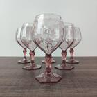 Conjunto 6 Taça Para Água Suco 350ml Plástico Uz Tango Transp