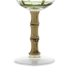 Conjunto 6 Taças De Acrílico 450ml Palm Tree Verde - Rojemac