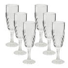 Conjunto 6 Taças De Champagne Espumante Safira Vidro 189ml