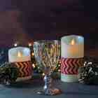 Conjunto 6 Taças P/água De Vidro Sodo-cálcico Diamond Ambar M