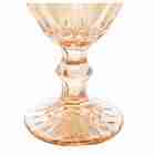 Conjunto 6 Taças P/água De Vidro Sodo-cálcico Diamond Ambar M