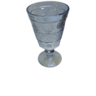 Conjunto 6 Taças Vidro P/ Agua Geometric Azul 250ml