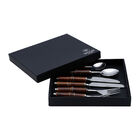 Conjunto 6 Talheres De Aço Inox Com Cabo De Bambu - Wolff