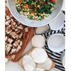 Conjunto 6 Tigelas Ramekins De Porcelana 240ml Canelado Médio