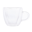 Conjunto 6 Xícaras De Café Parede Dupla De Vidro Borossilicat