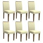 Conjunto 6 cadeiras Ana Imbuia/ - Pr Móveis