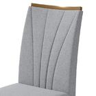 Conjunto 6 cadeiras Apogeu Amêndoa/ - Móveis Lopas