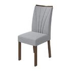 Conjunto 6 cadeiras Apogeu Imbuia/ - Móveis Lopas