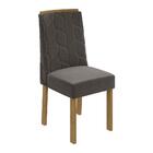 Conjunto 6 cadeiras Astrid Amêndoa/ - Móveis Lopas