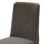 Conjunto 6 cadeiras Astrid Amêndoa/ - Móveis Lopas