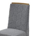 Conjunto 6 cadeiras Astrid Amêndoa/ - Móveis Lopas