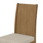 Conjunto 6 cadeiras Athenas Amêndoa/ - Móveis Lopas