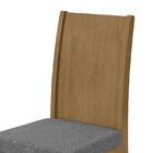 Conjunto 6 cadeiras Athenas Amêndoa/ - Móveis Lopas