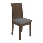 Conjunto 6 cadeiras Athenas Imbuia/ - Móveis Lopas