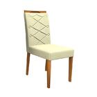 Conjunto 6 cadeiras Caroline Ipê/ - Pr Móveis