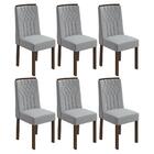 Conjunto 6 cadeiras Exclusive Imbuia/ - Móveis Lopas