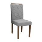 Conjunto 6 cadeiras Isabela Amêndoa/ - Pr Móveis