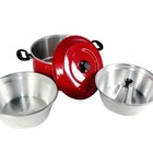 Conjunto 6x1 Cozimento A Vapor Continental Vermelho (3pçs)