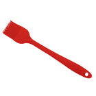 Conjunto 7 (sete)  Utensílios De Silicone Com Pinça - Vermelho