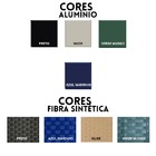 Conjunto 8 Banquetas Fibra Sintética Área Gourmet Alumíno Pre