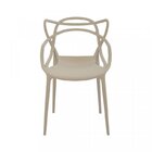 Conjunto 8 Cadeiras Allegra Pp Nude