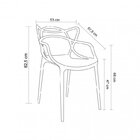 Conjunto 8 Cadeiras Allegra Pp Nude