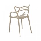 Conjunto 8 Cadeiras Allegra Pp Nude