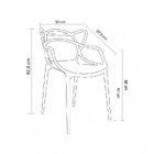 Conjunto 8 Cadeiras Allegra Vermelho