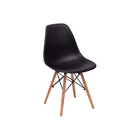 Conjunto 8 Cadeiras Charles Eames Eiffel Wood Base Madeira -