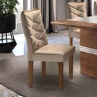 Conjunto 8 Cadeiras Estofadas Germany