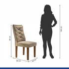 Conjunto 8 Cadeiras Estofadas Germany