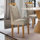 Conjunto 8 Cadeiras Estofadas Texas Ype/jacar