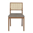 Conjunto 8 Cadeiras King Em Madeira Maciça Com Tela Estofada