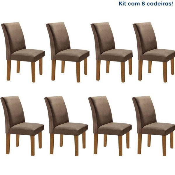 Conjunto 8 Cadeiras Para Sala De Jantar Espanha