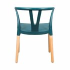 Conjunto 8 Cadeiras Polipropileno Wishbone Yescasa Verde Escu